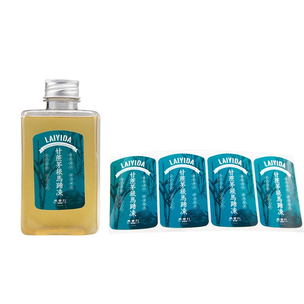 Custom Printed Self Adhesive Label Sticker Packaging Labels Bottled Beverage Label