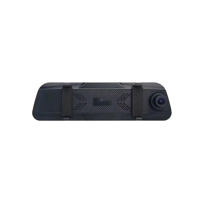 HD 1080P Dual Lens 10 Inch Touch Night Vision Loop Recording Video Playback Streaming Rear View Mirror Dash Cam