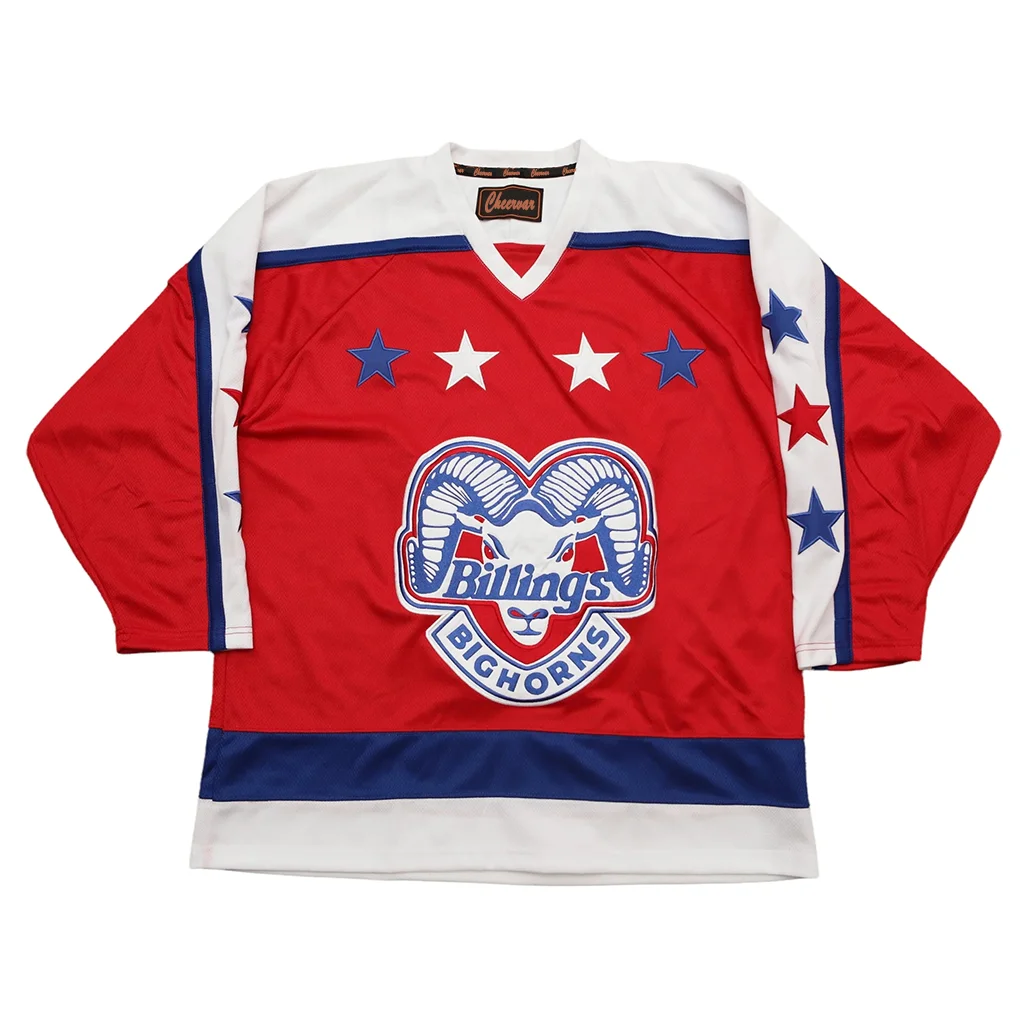 Custom Roller Hockey Jersey Billings Bighorns Ice Hockey Clothing Sublimation Ice Hockey Wear