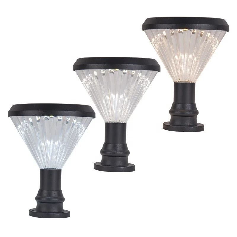 Алюминиевый корпус из поликарбоната, абажур, декоративная лампа, главные ворота, столбы, садовый светильник, наружный Солнечный
