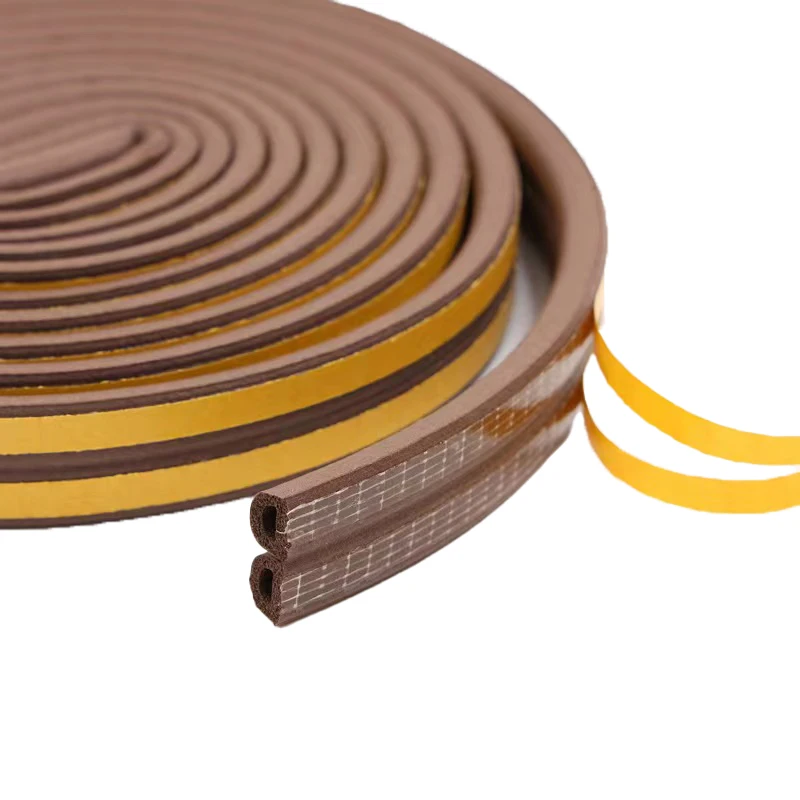 Door Bumper Rubber Seal Strip For Wooden Door