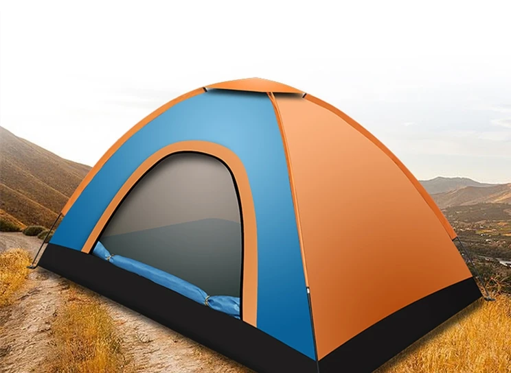 
Lightweight Outdoor Fibreglass Backpacking Large Family Waterproof Folding Military Automatic Pop Up Beach Hiking Camping Tent 