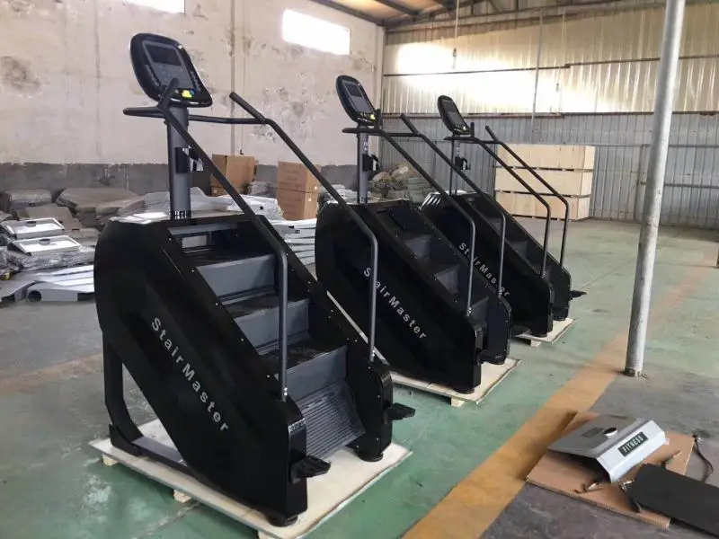 Wholesale stainless steel fitness electric powered stairmill climber stepper stair  for commercial gym stair climb