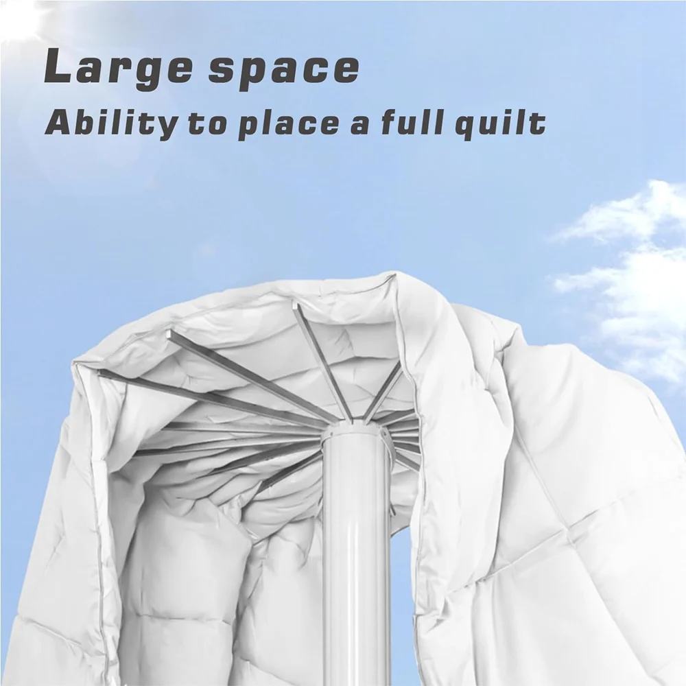 2023 Retractable Folding Wooden Laundry Hanger Dryer Tripod Clothes Drying Rack For Home