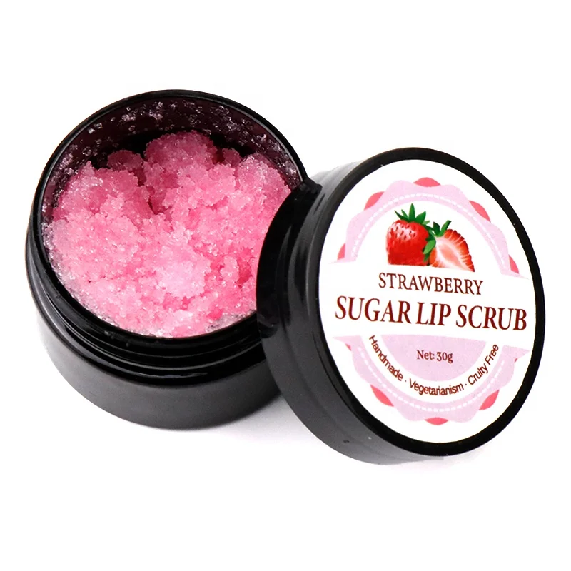
Wholesale Custom Private Label Mini 30ml Natural Vegan Pink Sugar Organic Lip Scrub For Exfoliator 