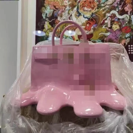 2023GD brand high-end bag melting vase flower ware decoration sculpture light luxury modern abstract trend ROSE soft design