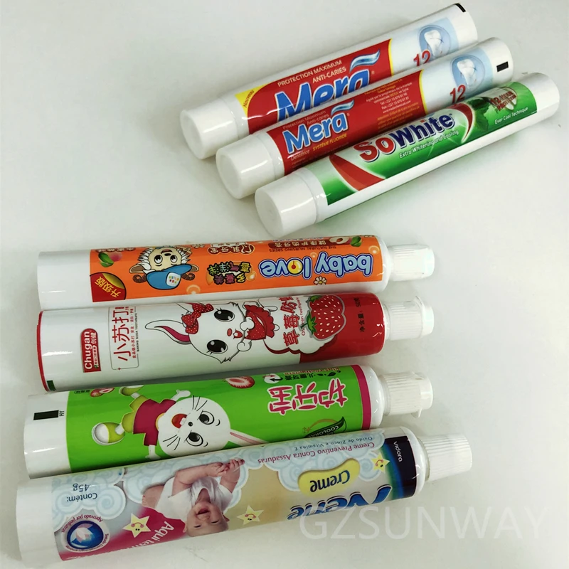 Toothpaste Packaging Tubes Aluminum Plastic Laminated Tube Manufacturer