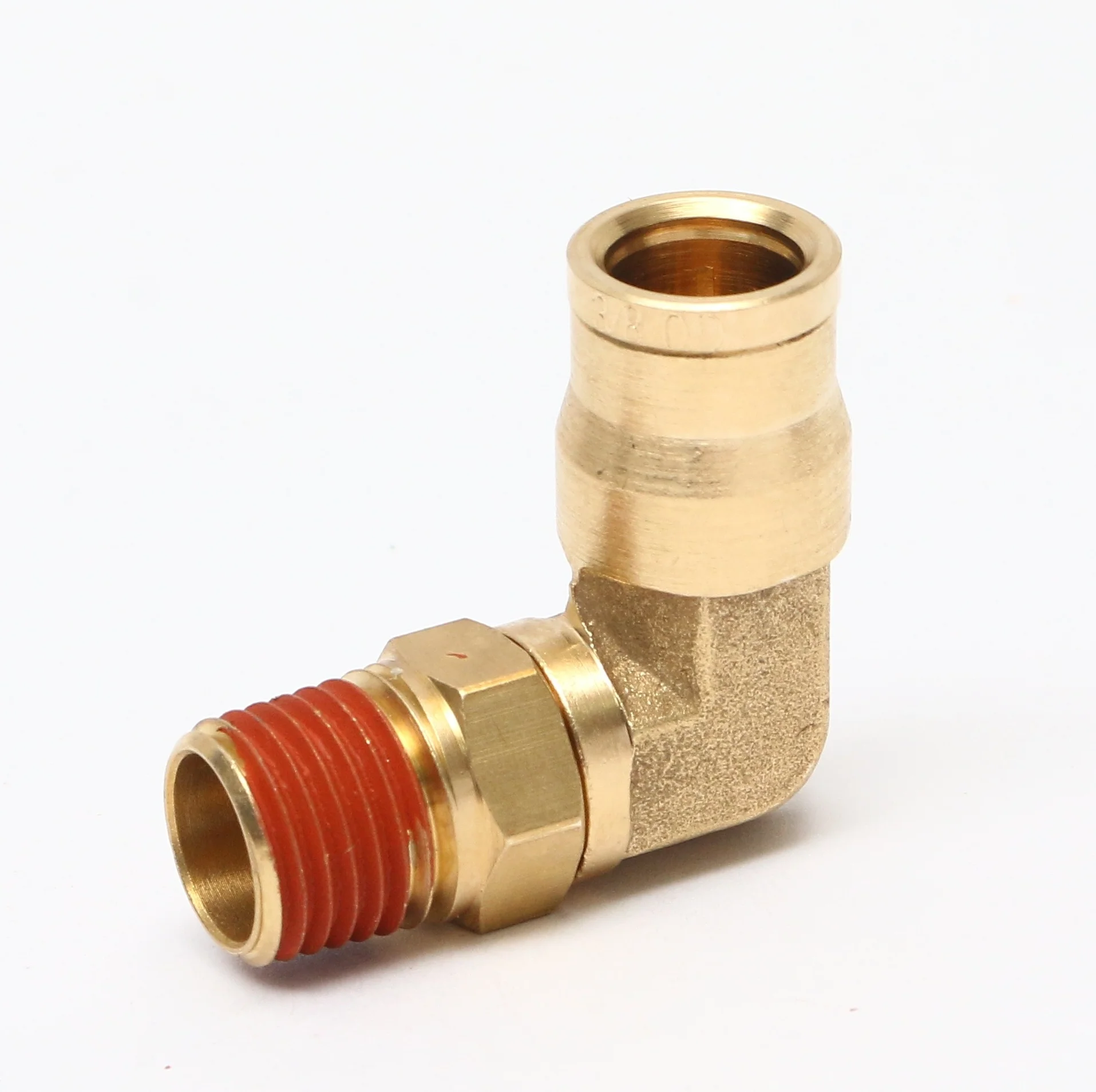 Key Forward Nickel plated Male Thread Elbow Metal Connector Pneumatic Fittings Adapter- Brass Push In Fittings