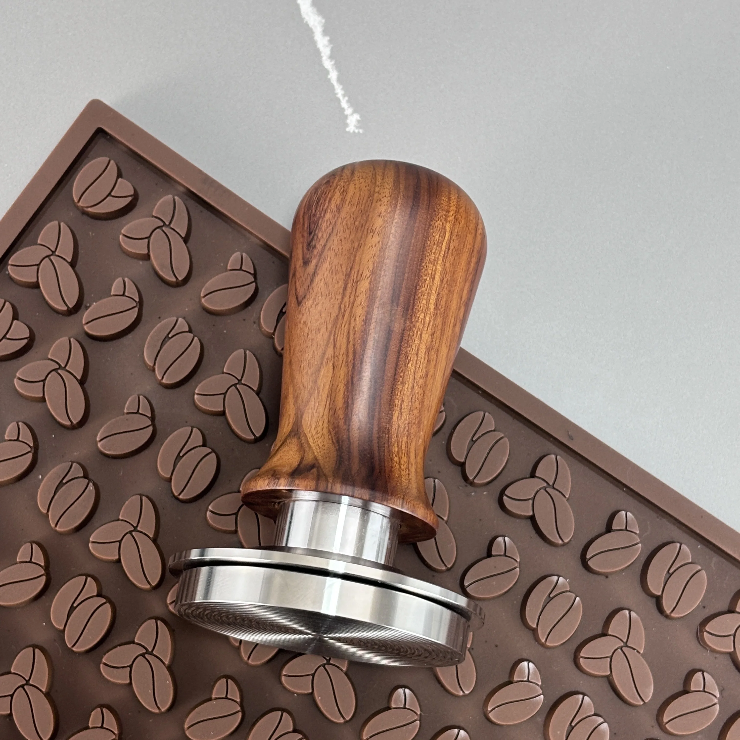 Premium 100% Flat Stainless Steel Barista Coffee Tamper Portable Calibrated Spring Loaded Espresso Tamper with Free Sample