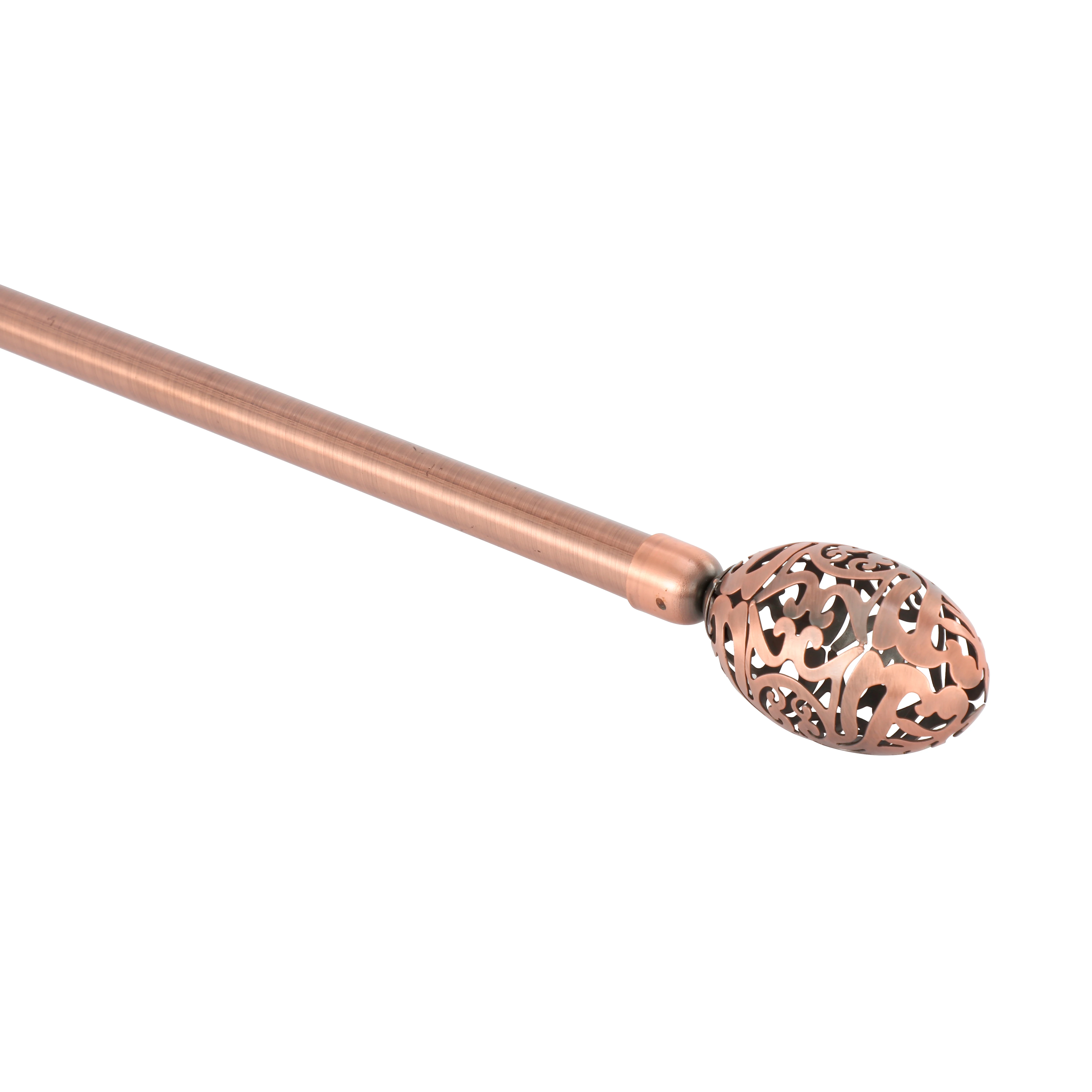 Manufacturer of window curtain holder iron extendable rods 70-120 inches curtain rod