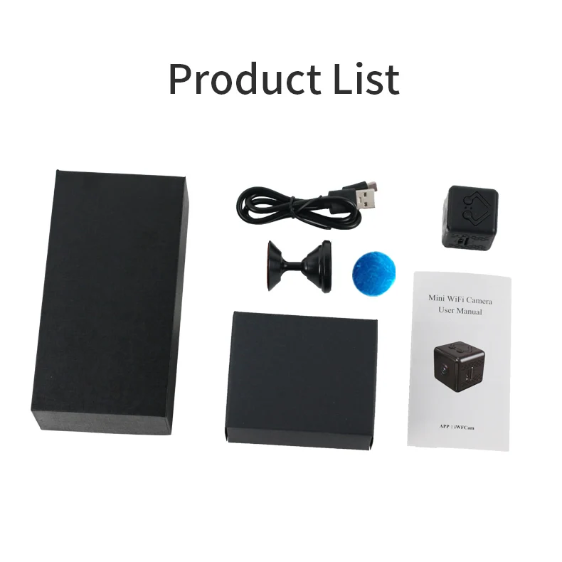 X6D Home Security Camera System Mobile Phone Remote Control 360 Degree Free Rotation 1080P HD Mini Wireless Camera