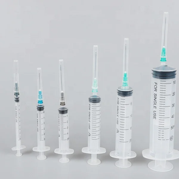 
0.1ml-5ml Auto Disposable Safety Vaccine Syringe Eo Sterilization 