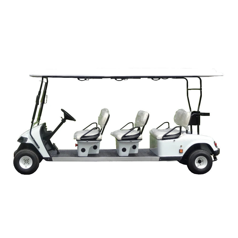 6 Seater Golf Cart 48V Electric Car Golf Place Lead Acid Battery 5 - 6 Customized 6-8 Hours AC Motor 60-80km 20km/h CE