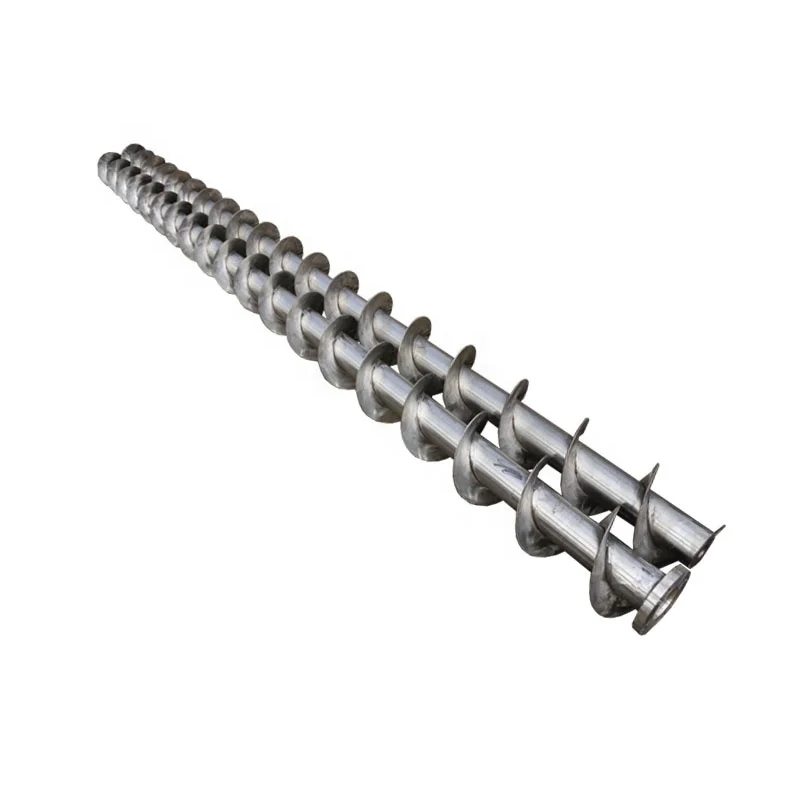 continuous carbon steel screw flight Agricultural machinery spare parts Single spiral blade