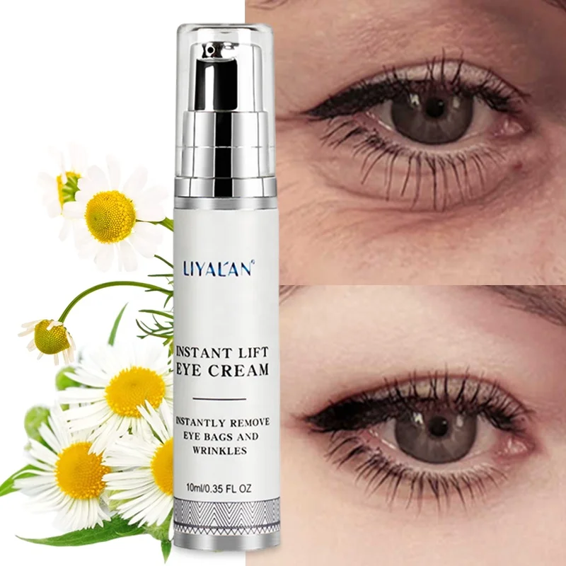 Private Label Natural Organic Moisturizer Instant Eye Lift Cream Anti Wrinkle Bag Removal Eye Cream