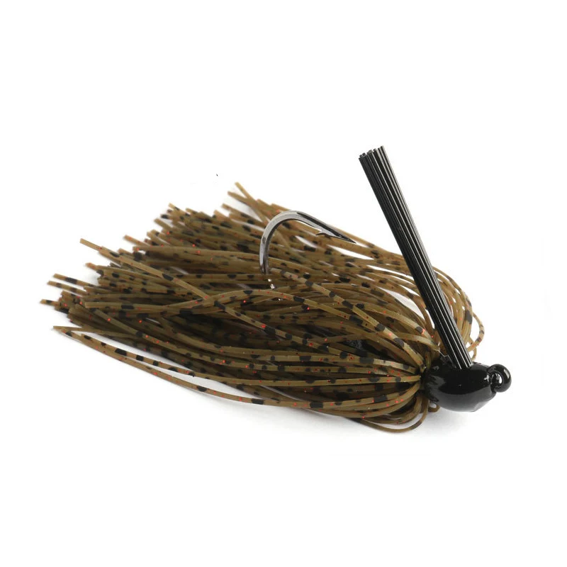 lead jighead spinner bait silicone skirt weedless rubber jig head rubber skirt jig