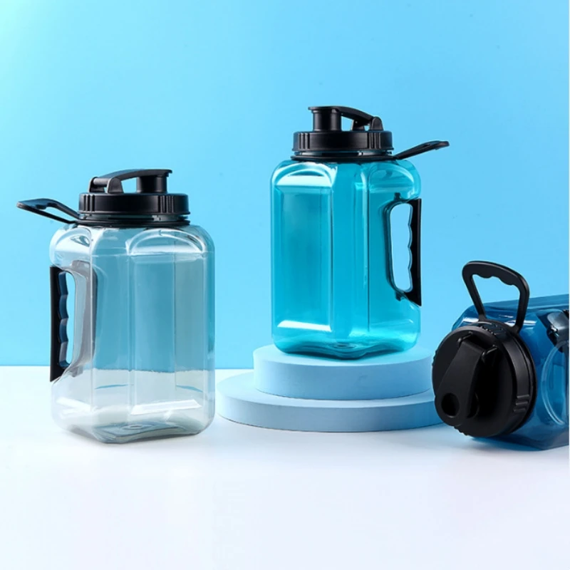2.4 Litres Water Bottle Sports Kettle Portable Leak Stop Outdoor Fitness Jug Bpa Free With Handle Directly Drinking Cup