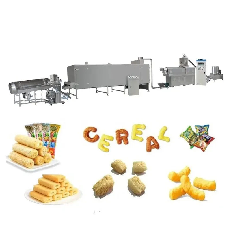 Corn Flakes Corn Chips Making Production Processing Machines Line
