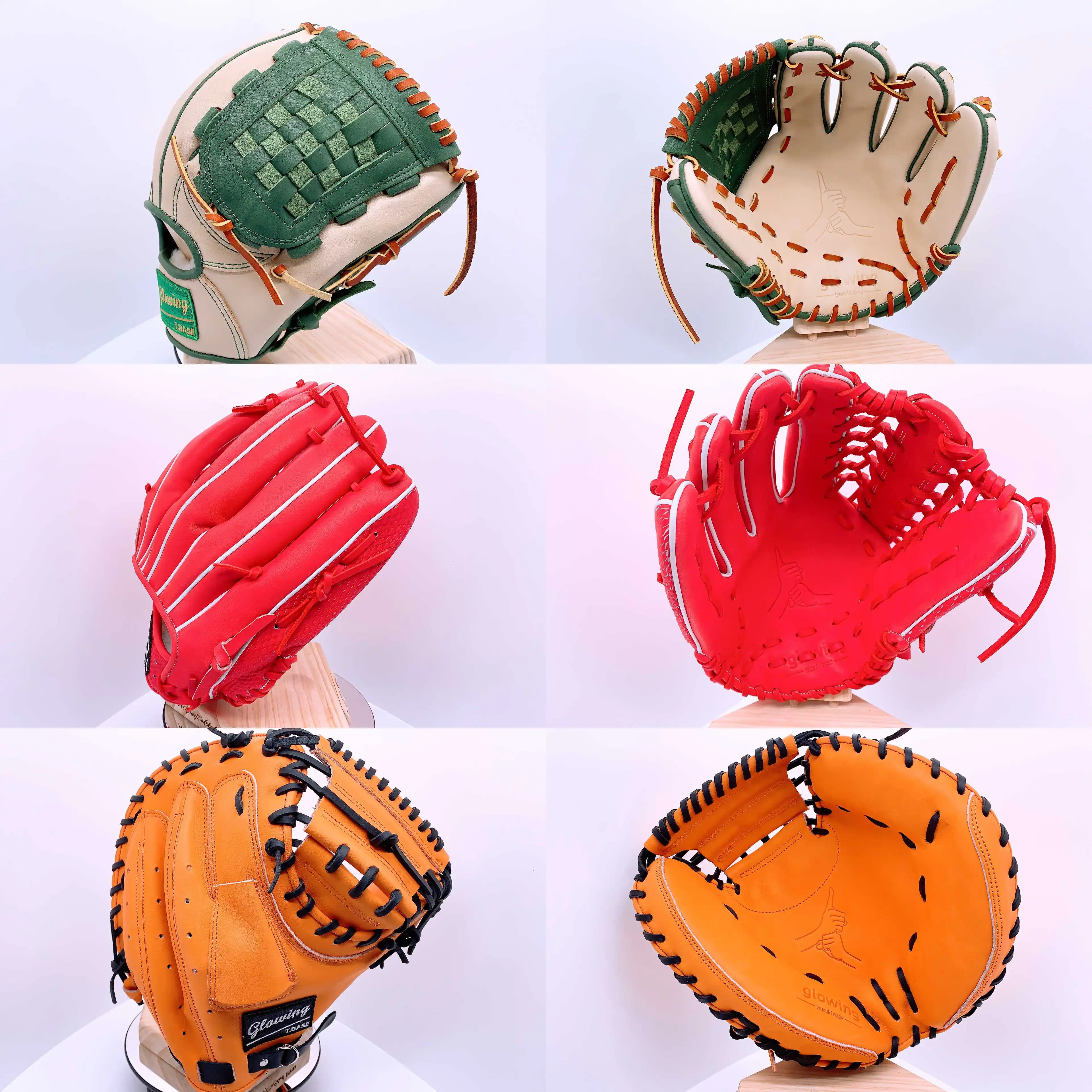 33.5 Inch Baseball Fielding Glove Kip Leather Baseball Fielding Gloves Softball Baseball Catcher Glove