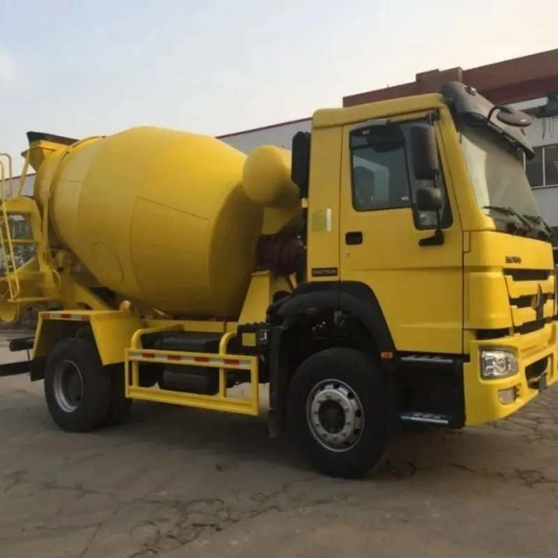 Sinotruck HOWO 3 6 Cubic Cbm 6 Wheeler Concrete Mixer Truck