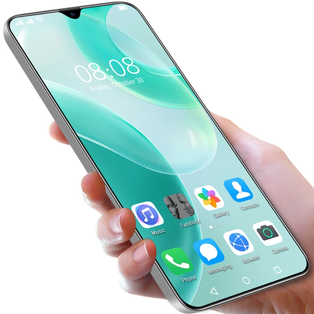 2021 new Smartphone 12GB + 512GB techno mobile phones android 6.7 inch 4G Dual SIM card