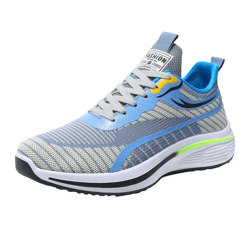 China Manufacturers Lace up Walking Shoes Breathable Durable Sport Shoes Trendy Fashion Best Running Shoes