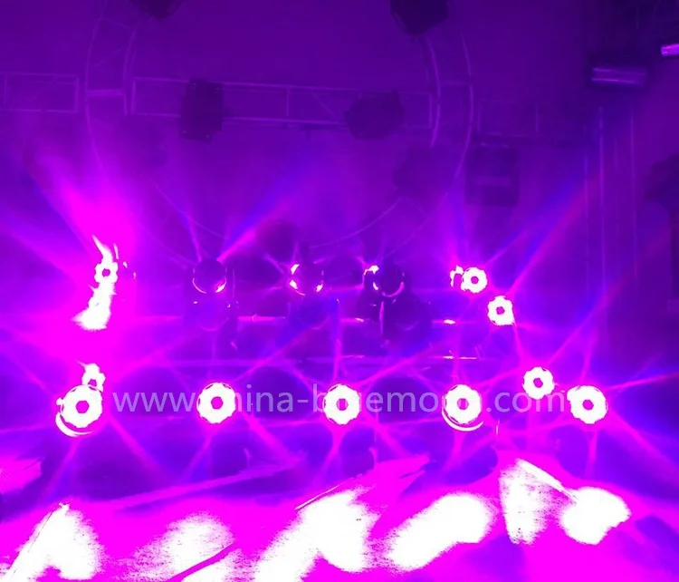 Dj lights  RGBW 4in1 6*12W  bee eye led moving head light