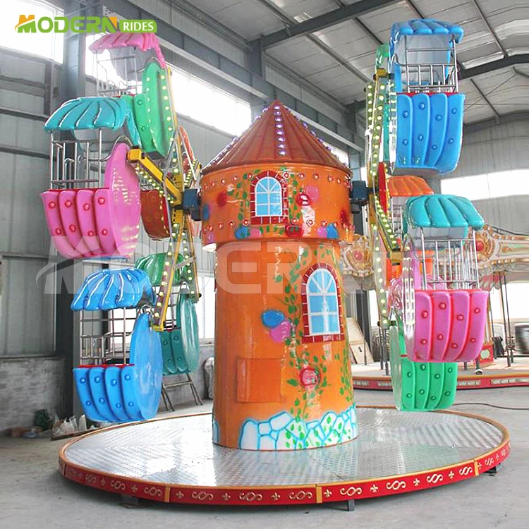 Outdoor Playground Attraction Park Equipment Funfair Rides Mini Ferris Wheel Manege for Kids