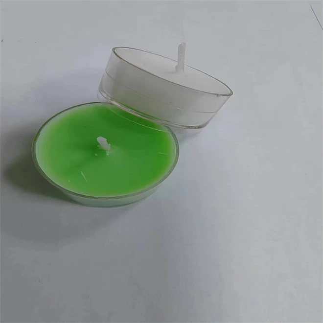 100% Natural White Beeswax Tealight Candles in Clear Plastic Cups 4 Hours Burn time Pack of 24