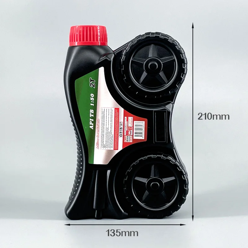 Custom Logo Special Design 1L Motor Oil Bottle Empty HDPE Engine Oil Bottle