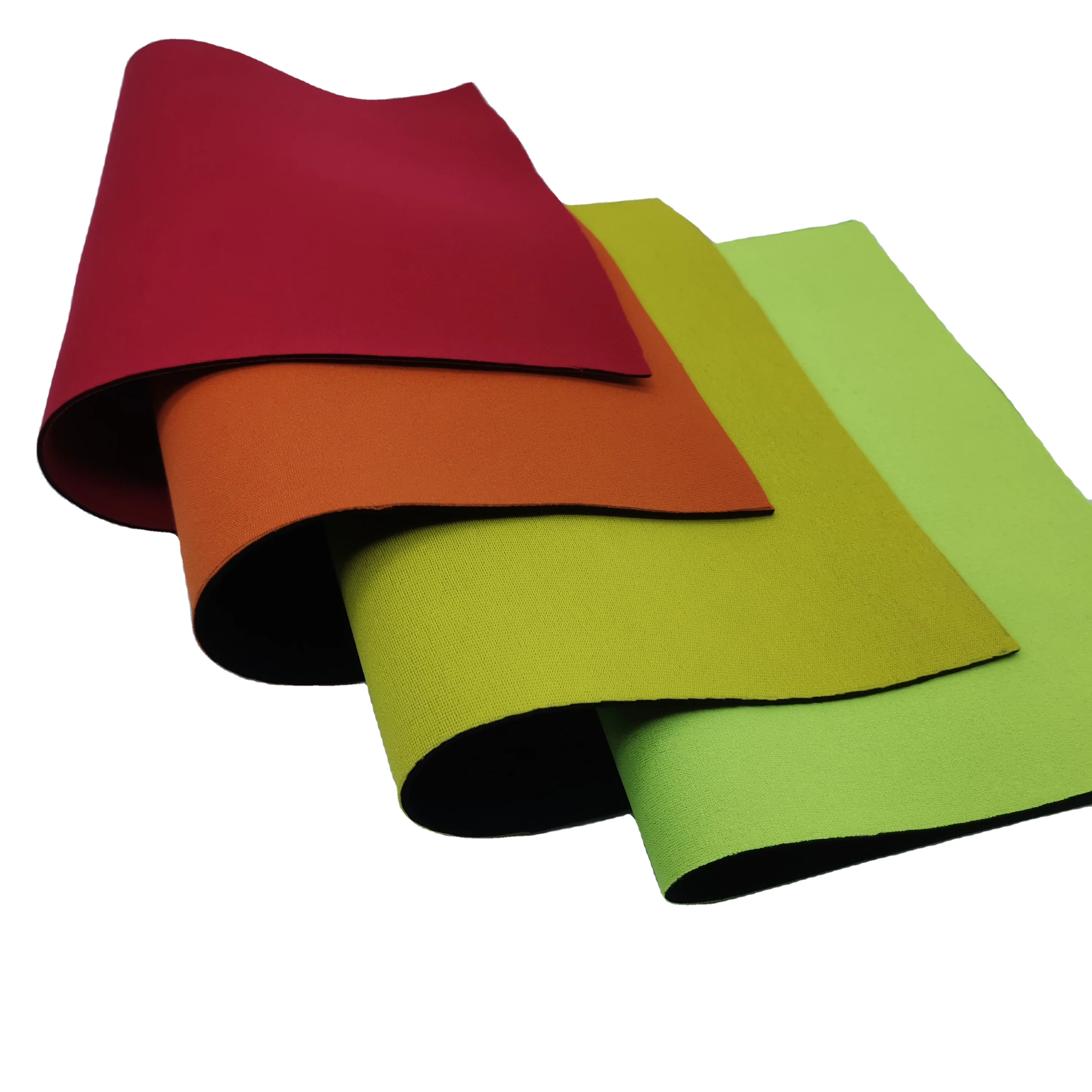 Soft SBR Rubber Fabric Nylon Polyester Neoprene Wholesale Colorful Pattern 3mm 7mm Neoprene Fabric For Dress Sports Bag On Sale