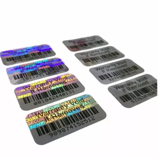 Голографическая наклейка на заказ 3D этикетка QR-код лазерная сканер голограммы для проверки ПВХ водонепроницаемая съемная