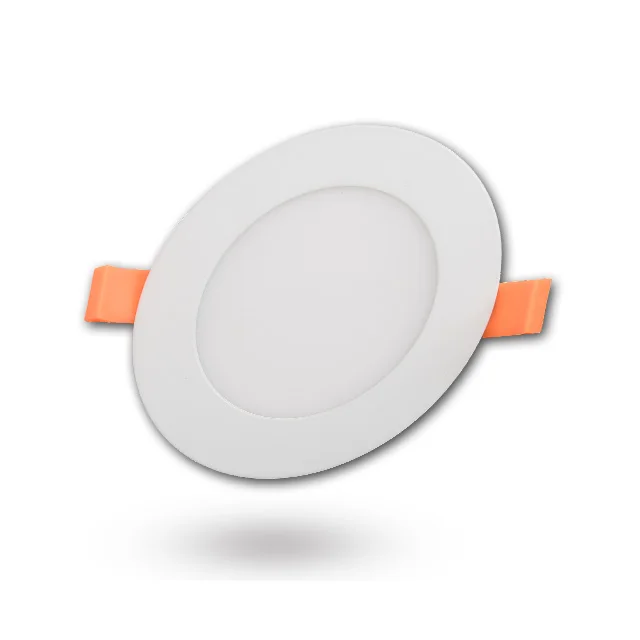 
 Ultra Thin LED Panel Lighting 9W Round LED Panel Light Recessed Type  