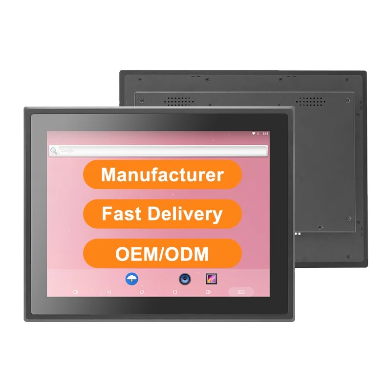 15 Inch Android OS Ip65 Waterproof Embedded Fanless Industrial Capacitive Touch Screen Panel Pc Computer