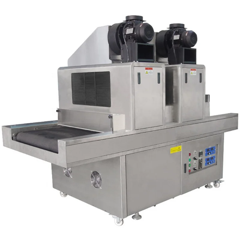 UV curing machine UV coating paint drying equipment dual lamp UV light curing equipment tunnel oven dryer