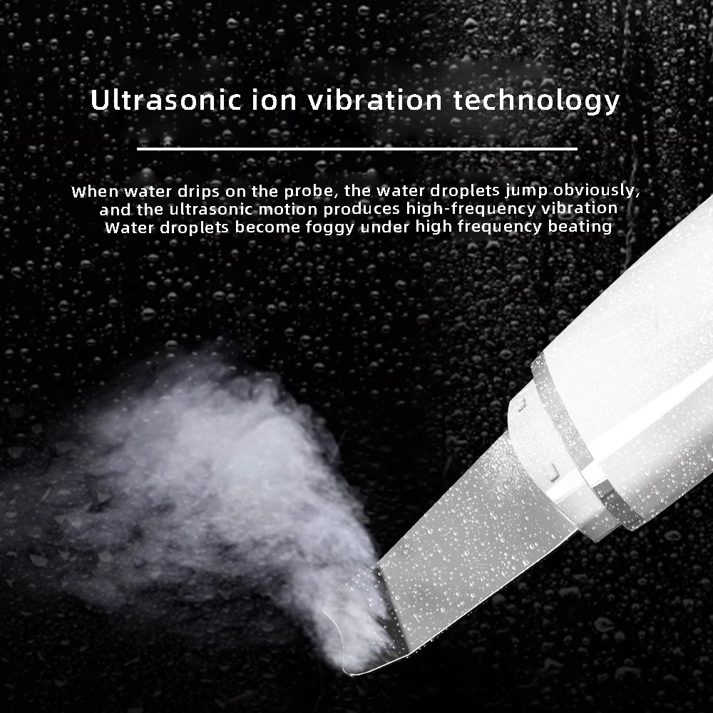  Deery Face Skin Spatula Blackhead Remover Pore Cleaner Wireless Ultrasonic