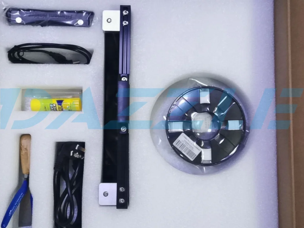 Dazzle F255 Best Commercial 3D Printers Mute 0.05mm High Precision ABS Carbon Fiber Filament Automatic Featuring PETG PLA TPU