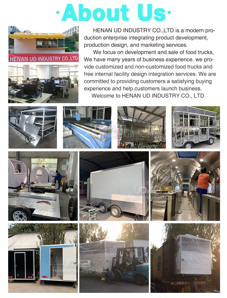 food truck trailer ice cream cart hotdog cart