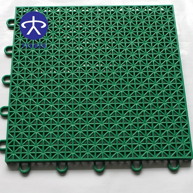 Roller Uhmwpe Artificial Ice Skating Court Flooring PP Interlocking Tiles