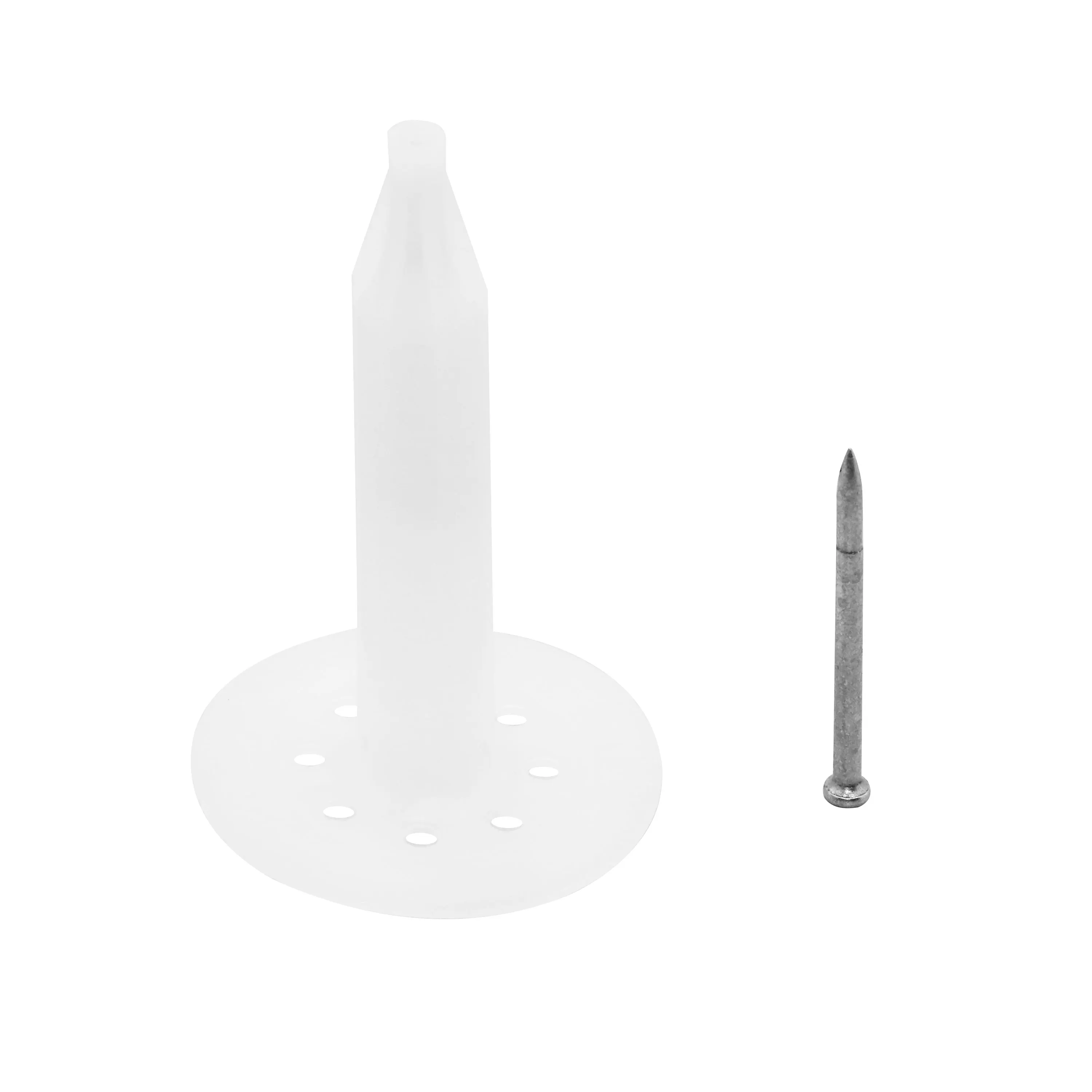 China Custom Plastic HDPE Wall Plug Anchor Drywall Dowel Board Anchors Insulation Nail