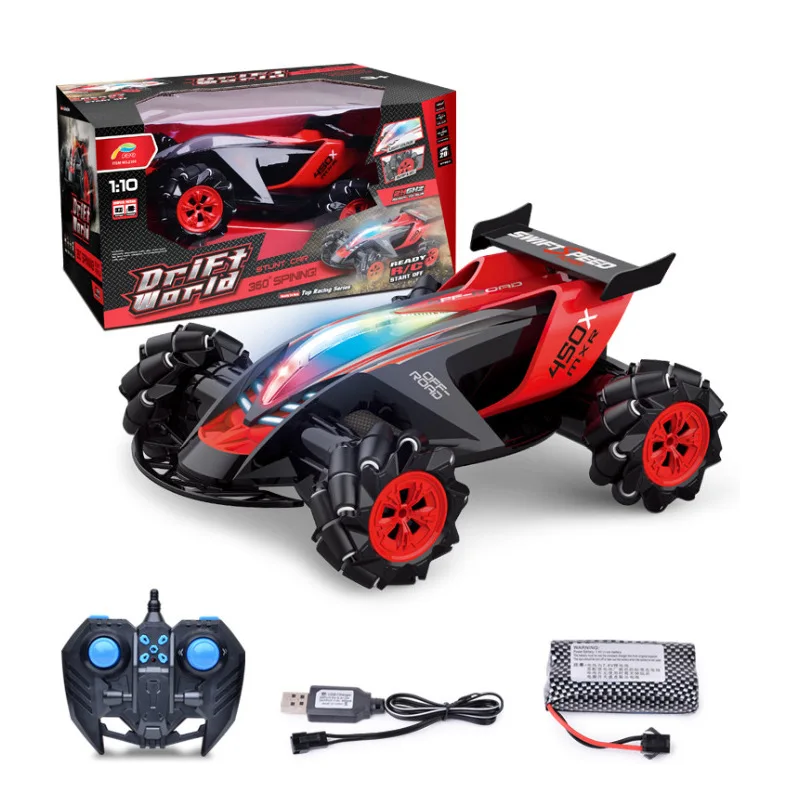 Rock Crawler 360 Spinng Racing Game Omnidirectional Model Gesture Sensing Remote Control Drift with Light Music Toy Car