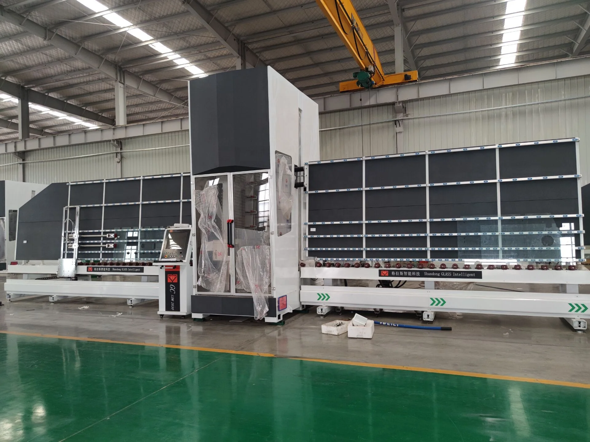 Vertical Automatic CNC Glass Drilling and Milling Machine for Bathroom Door