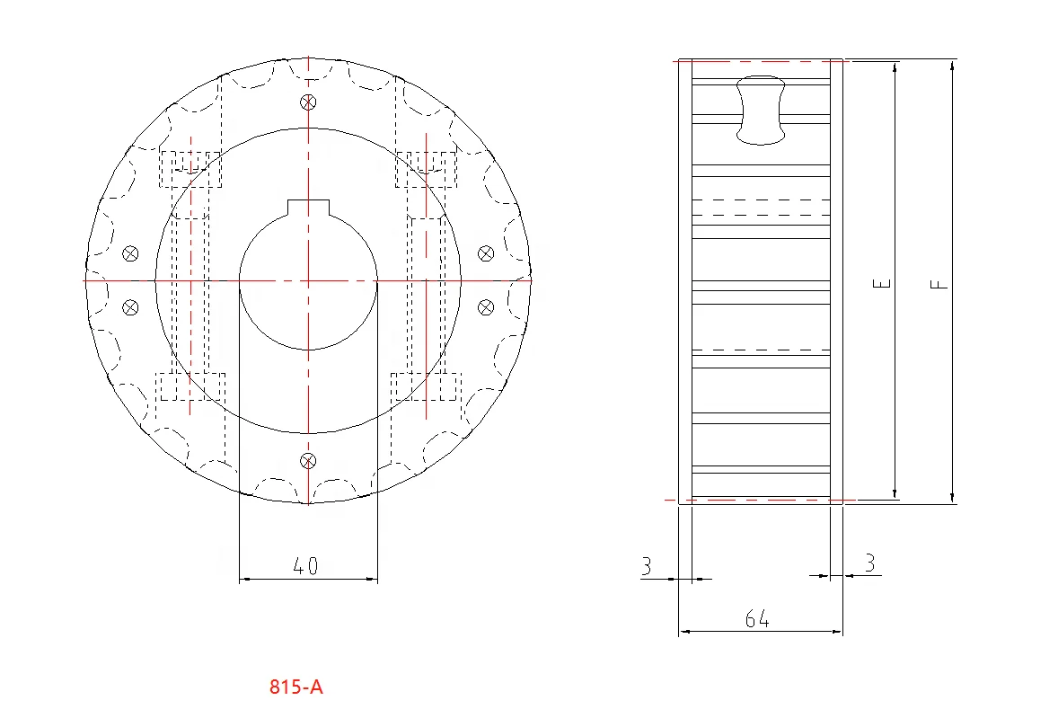  Пластиковая модульная ленточная ведущая звездочка конвейера WELDON