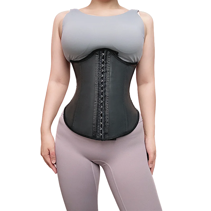 Wholesale 100% Percent Latex  Fajas Colombia Waist Trainers 11 Steel Bones Waist Cincher Latex Waist Trainer For Women 3 Hooks