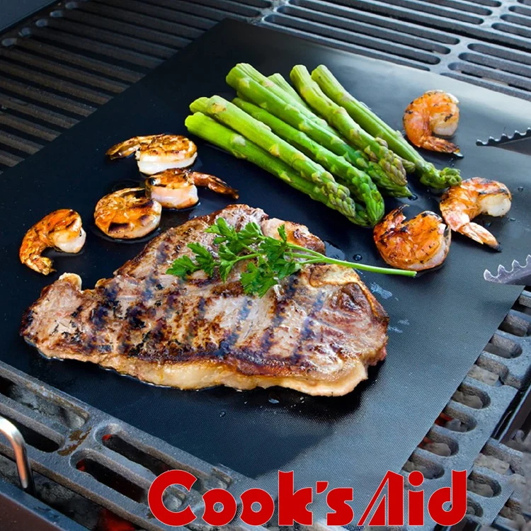 Hot Sale BBQ Grill Mat Nonstick Reusable Dishwasher Safe Barbecue Cooking Mats