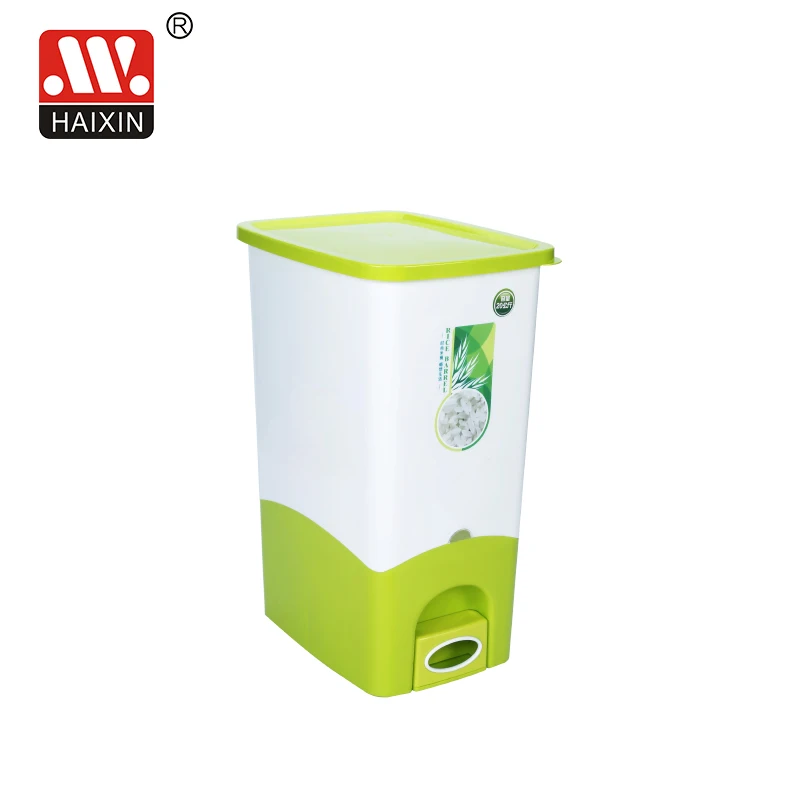 HAIXING 24L Home Large Plastic Dry Plastic Rice Storage Container Box