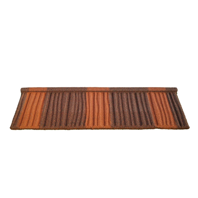 Stone-coated metal galvalume sheets with a 50-year lifespan for homes and villas