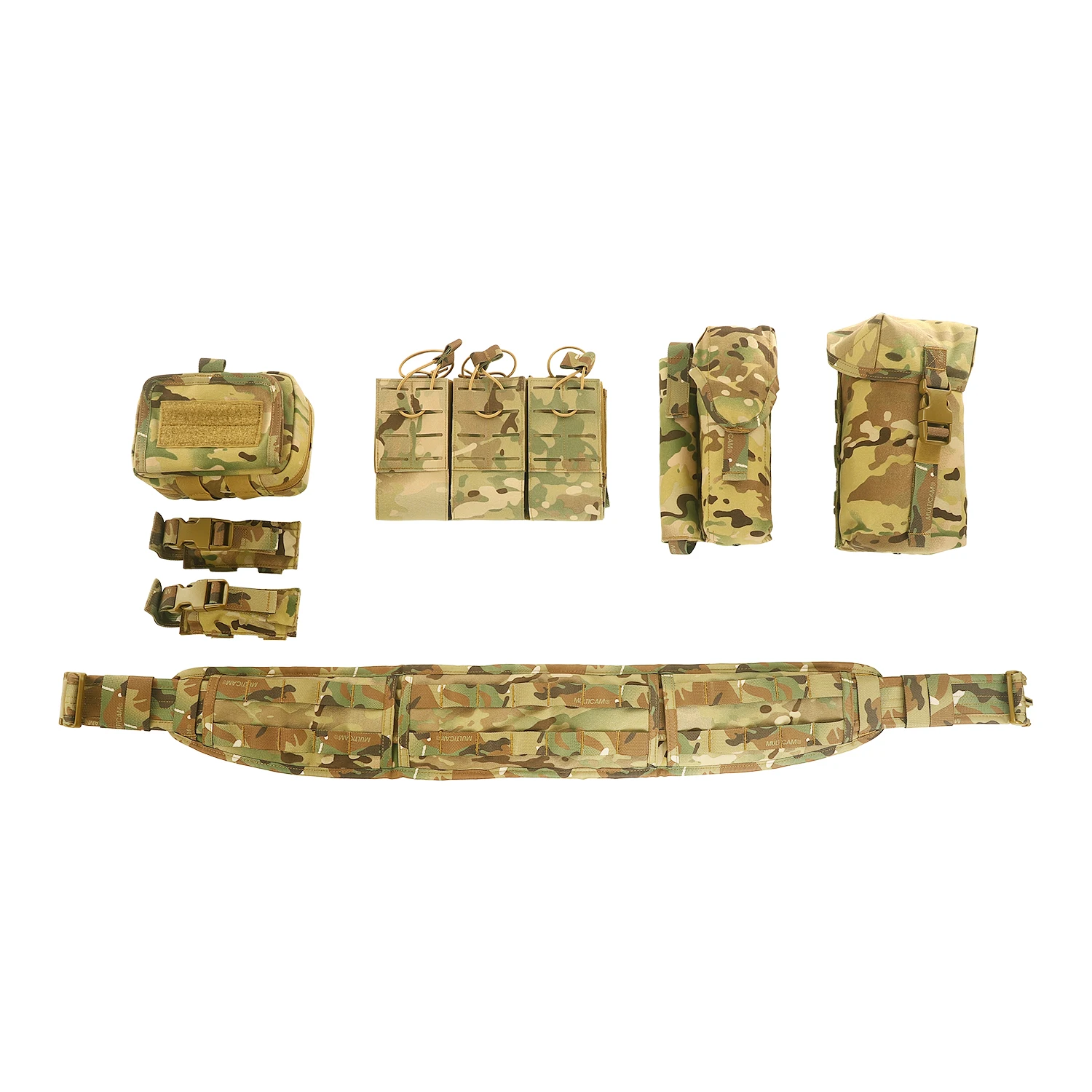 Tactical Waist Belt Adjustable Tactical Waistband Outdoor Combat Alloy Metal Buckle Tactical Belt with Tool Bag