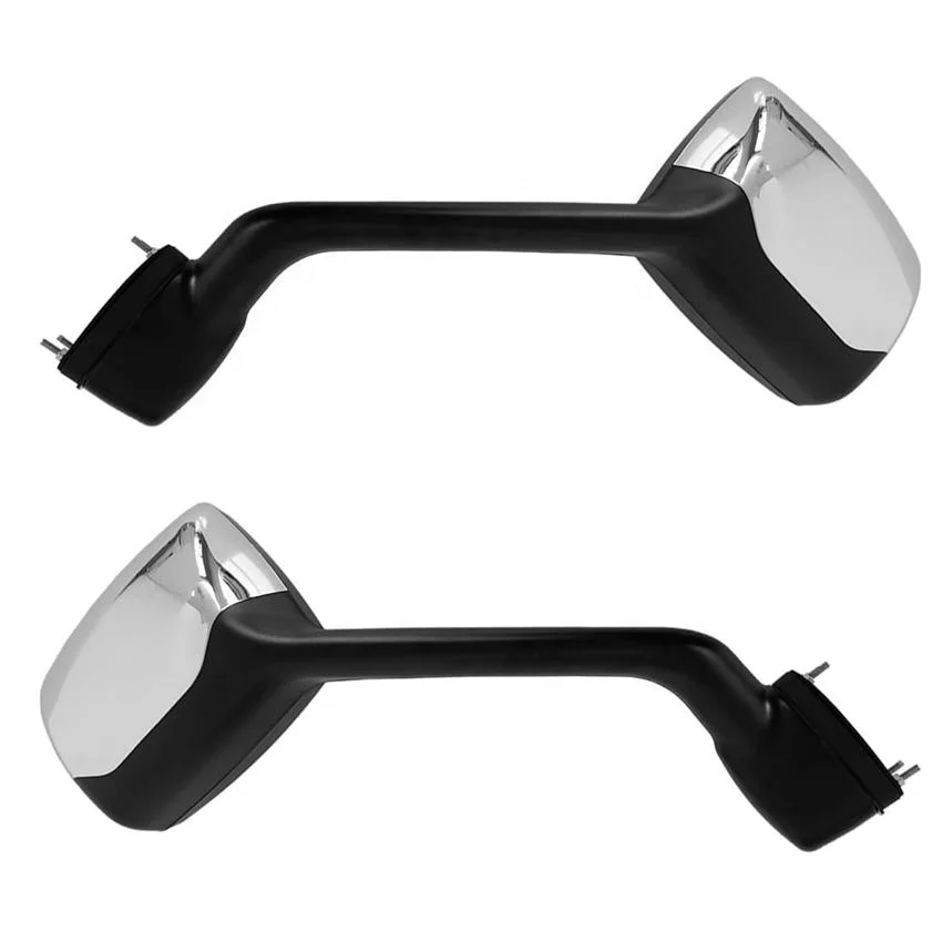 Left and Right Side Chrome Hood Mirror Fits Kenworth T680 and Peterbilt 579 587 Trucks