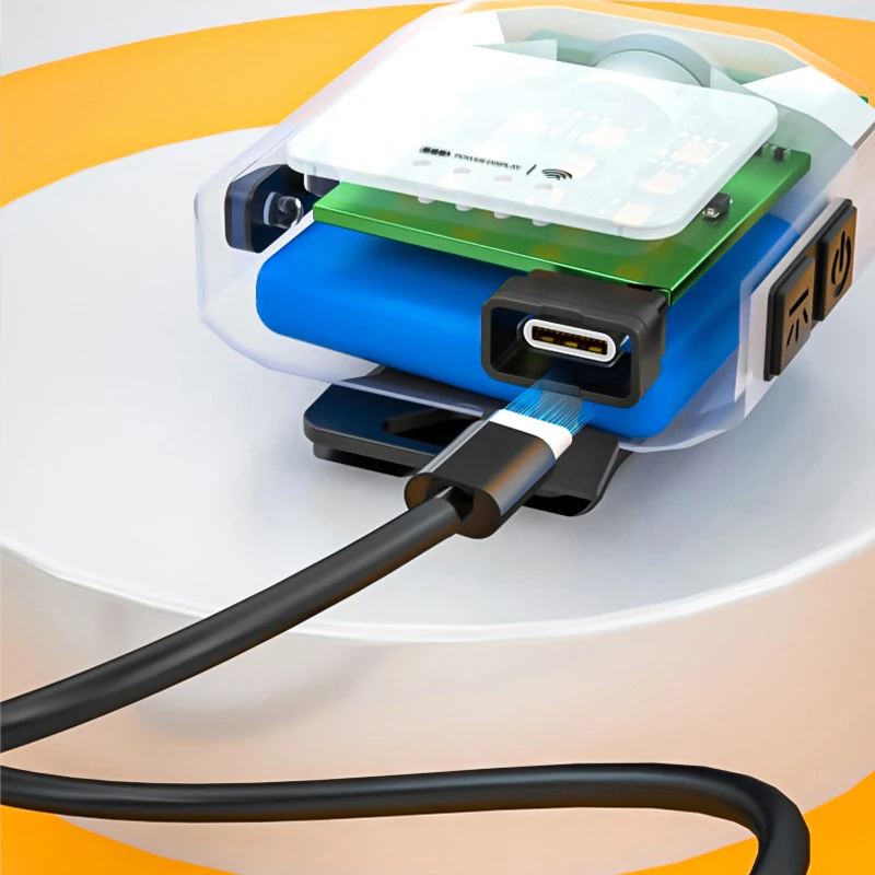 Hot Sale Sensor Head Light Bright Rechargeable  Induction Led Head Lamp with Clip